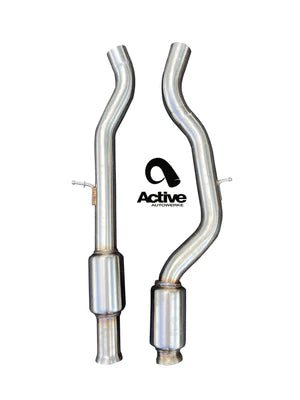 ACTIVE AUTOWERKE CONNECTING PIPES FOR F8X BMW M3 & M4 EQUAL LENGTH MIDPIPE (RESONATED) - Detailing Connect