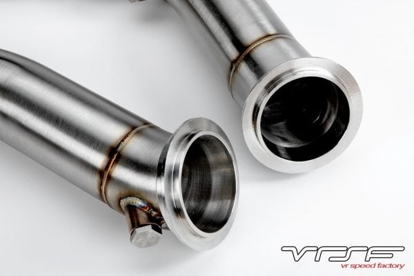 VRSF 3″ Cast Race Downpipes 15-19 BMW M3, M4 & M2 Competition S55 F80 F82 F87 - Detailing Connect